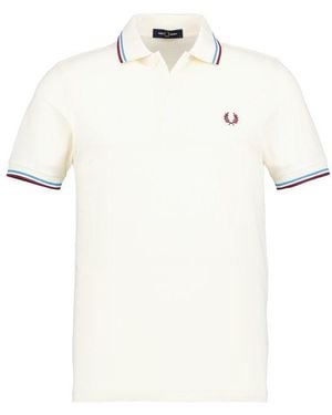 Fred Perry Herren Polo-Shirt - Weiß
