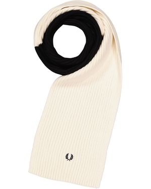 Fred Perry Herren Schal Baumwolle - Schwarz