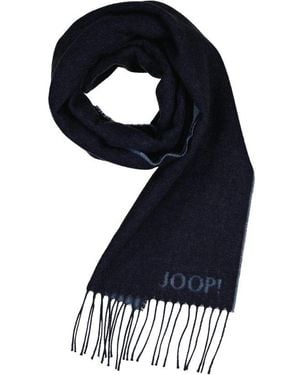 Joop! Herren Schal Woll-Stoff - Blau