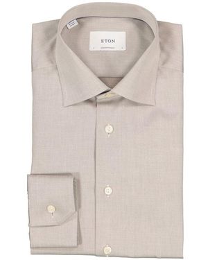 Eton Herren Hemd - Natur