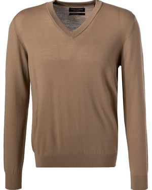 Marc O' Polo Herren Pullover Unifarben - Braun