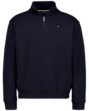 Hechter Paris Herren Pullover Unifarben - Blau