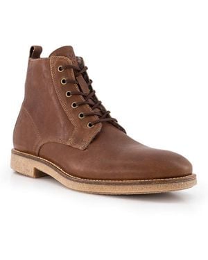 Lloyd Herren Schnürboots Braun, Cognac Glattleder