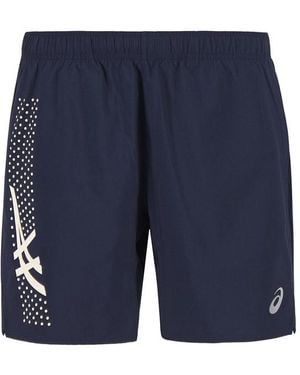 Asics Herren Laufshorts - Blau