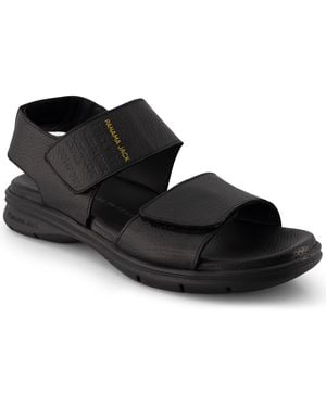 Panama Jack Herren Sandalen Glattleder - Schwarz
