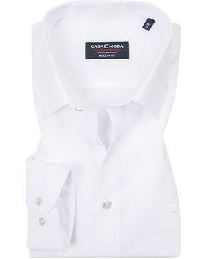 CASA MODA Herren Hemd - Weiß
