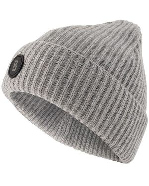 Bogner Herren Mütze Woll-Stoff - Grau