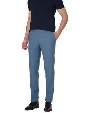 Hechter Paris Herren Hose Meliert - Blau