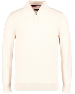 Hechter Paris Herren Pullover,Weiß Gemustert - Natur