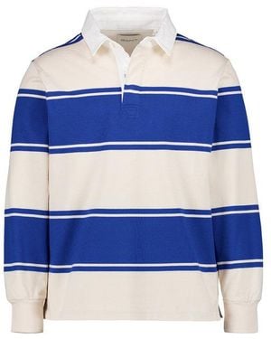 GANT Herren Pullover Baumwolle Gestreift - Blau