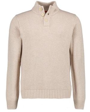 Nza Herren Pullover Unifarben - Natur