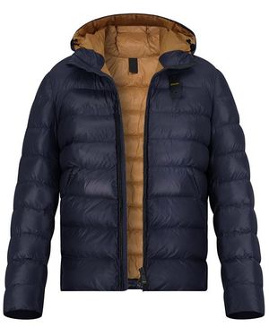 Blauer Usa Herren Jacken Unifarben - Blau