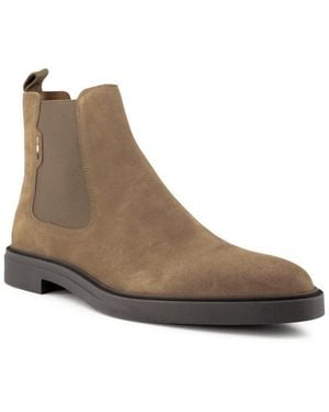BOSS Herren Schuhe Nubuk-/Veloursleder - Braun