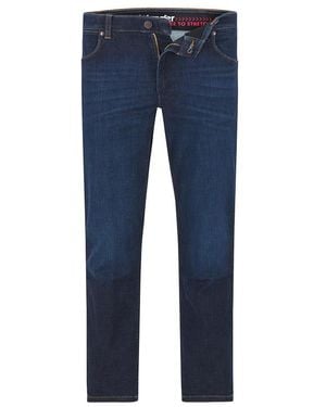 Wrangler Herren Jeans Straight Fit - Blau