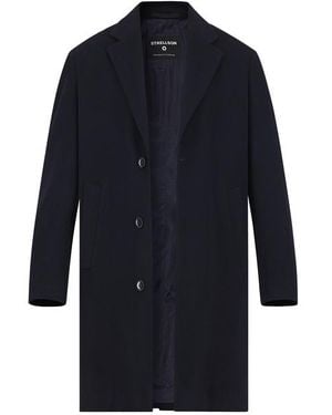 Strellson Herren Mäntel Unifarben - Blau
