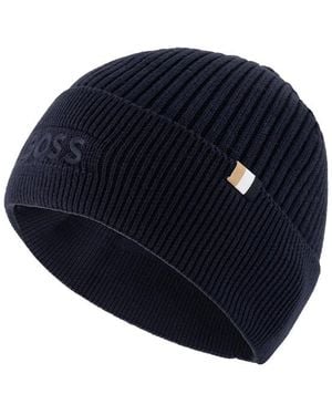BOSS Herren Mütze - Blau