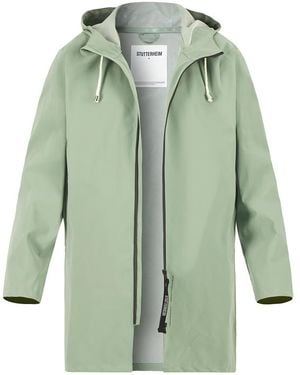 Stutterheim Herren Regenmantel Pvc Unifarben - Grün