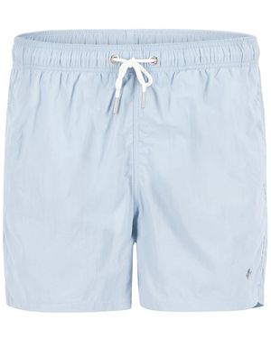 GANT Herren Badeshorts Unifarben - Blau