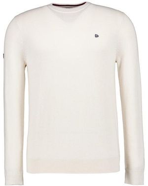 Superdry Herren Pullover Unifarben - Weiß