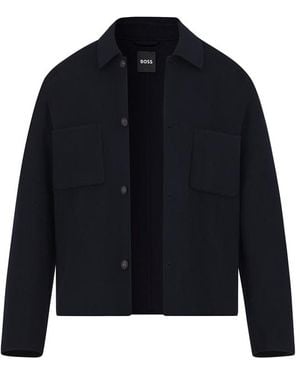 BOSS Herren Jacke - Blau