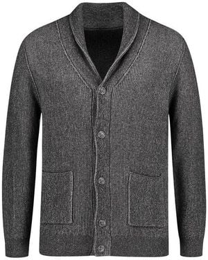 RAGMAN Herren Pullover Unifarben - Grau
