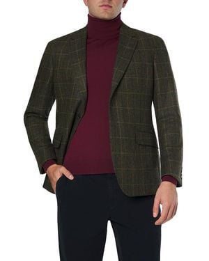 Hackett Herren Sakko Kariert - Grau