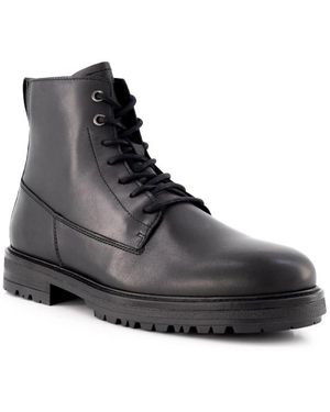 Marc O' Polo Herren Schuhe Glattleder - Schwarz