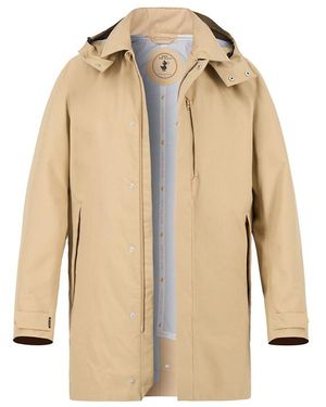 Save The Duck Herren Funktionsmantel Unifarben - Natur