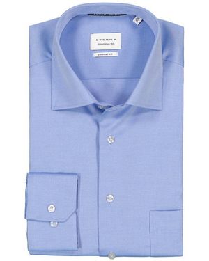 Eterna Herren Hemd - Blau