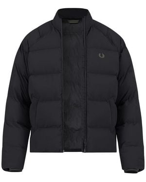 Fred Perry Herren Jacken Mikrofaser - Blau