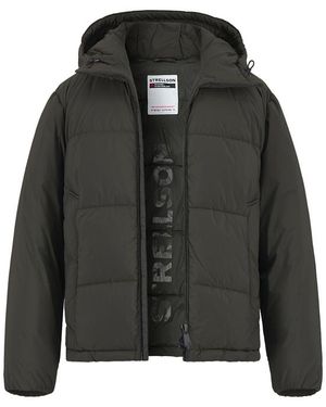 Strellson Herren Jacke Mikrofaser - Schwarz