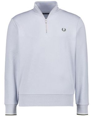 Fred Perry Herren Troyer Baumwolle Unifarben - Blau
