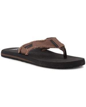 Quiksilver Herren Zehensandalen Textil & Canvas - Braun