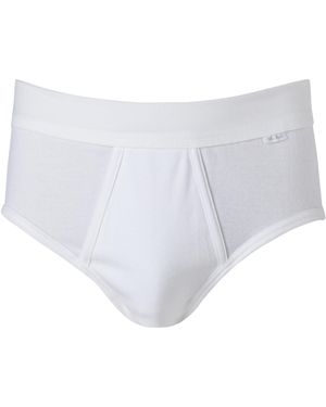 CALIDA Herren Slip Reine Baumwolle Unifarben - Schwarz