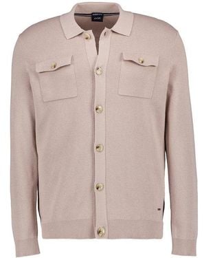 Joop! Herren Cardigan Baumwolle Unifarben - Pink