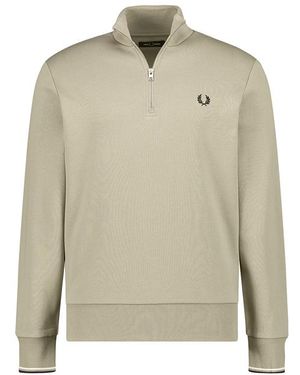 Fred Perry Herren Troyer Unifarben - Natur
