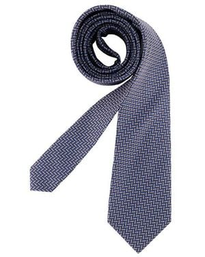 Bugatti Herren Krawatten Gemustert - Blau