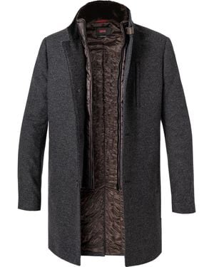 Cinque Herren Mantel Unifarben - Schwarz