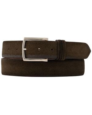 Post & Co Herren Velour-Gürtel Veloursleder - Braun