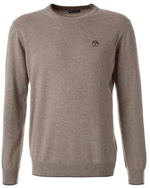 North Sails Herren Pullover Unifarben - Braun