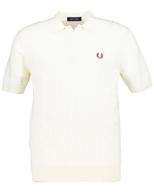 Fred Perry Herren Polo-Shirt - Weiß