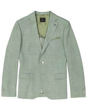 Zuitable Herren Sakko Jersey Meliert - Grün
