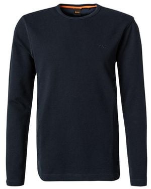 BOSS Herren Longsleeve - Blau