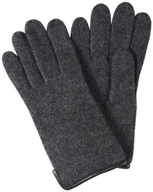 Roeckl Sports Herren Handschuhe Schur-Wolle Meliert - Schwarz