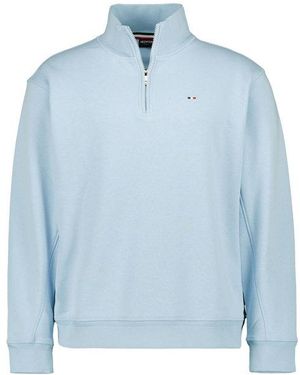 Hechter Paris Herren Pullover Unifarben - Blau