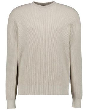 BOSS Herren Pullover - Natur