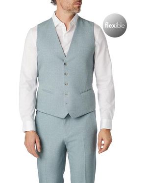Zuitable Herren Wendeweste Jersey Meliert - Blau