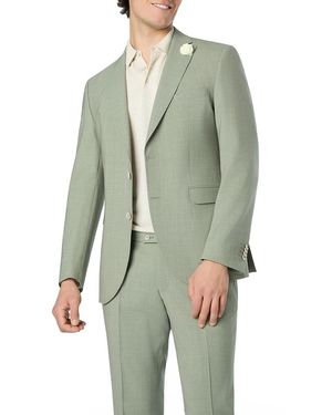 Cg Herren Sakko Meliert Slim Fit - Grün