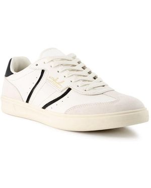 Fred Perry Herren Sneaker Glattleder - Weiß