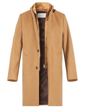 Baldessarini Herren Mantel - Natur